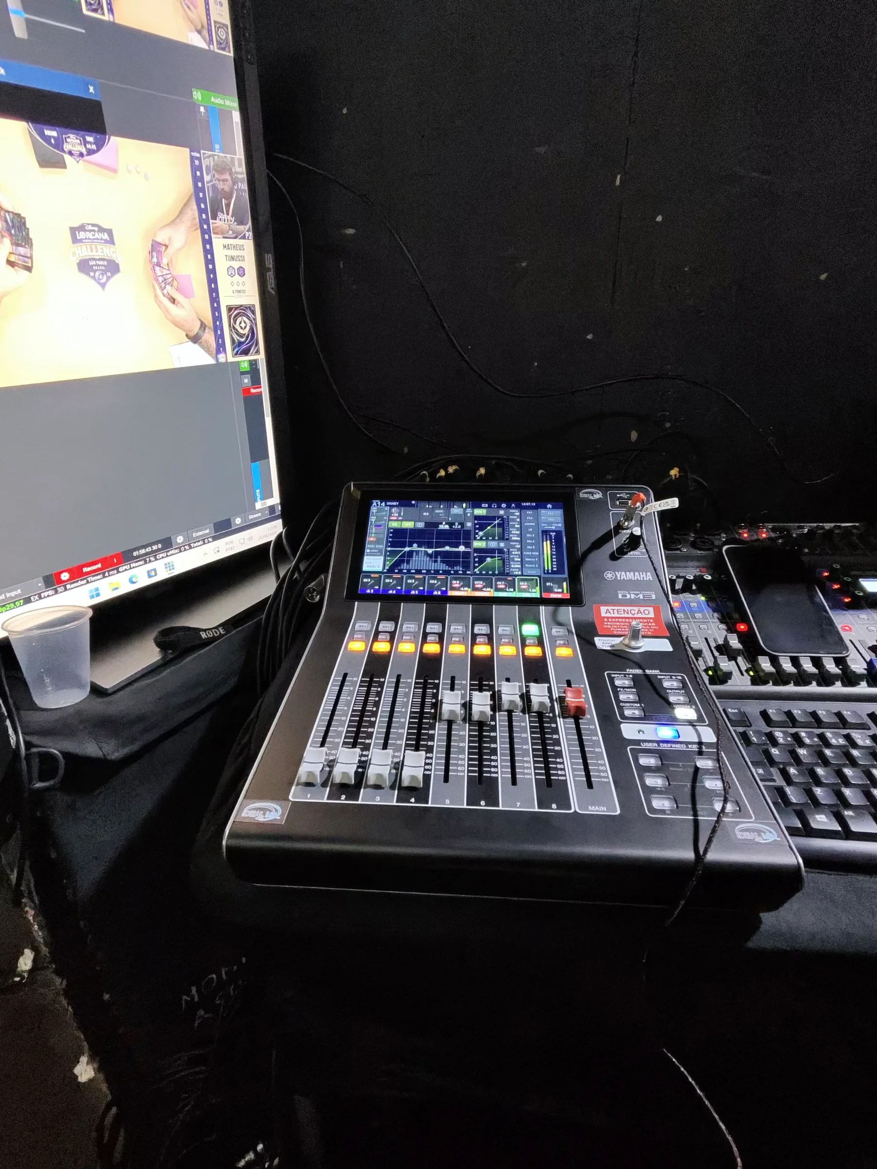 Bastidores da produção Disney Lorcana Challenge — Susto Produtora
