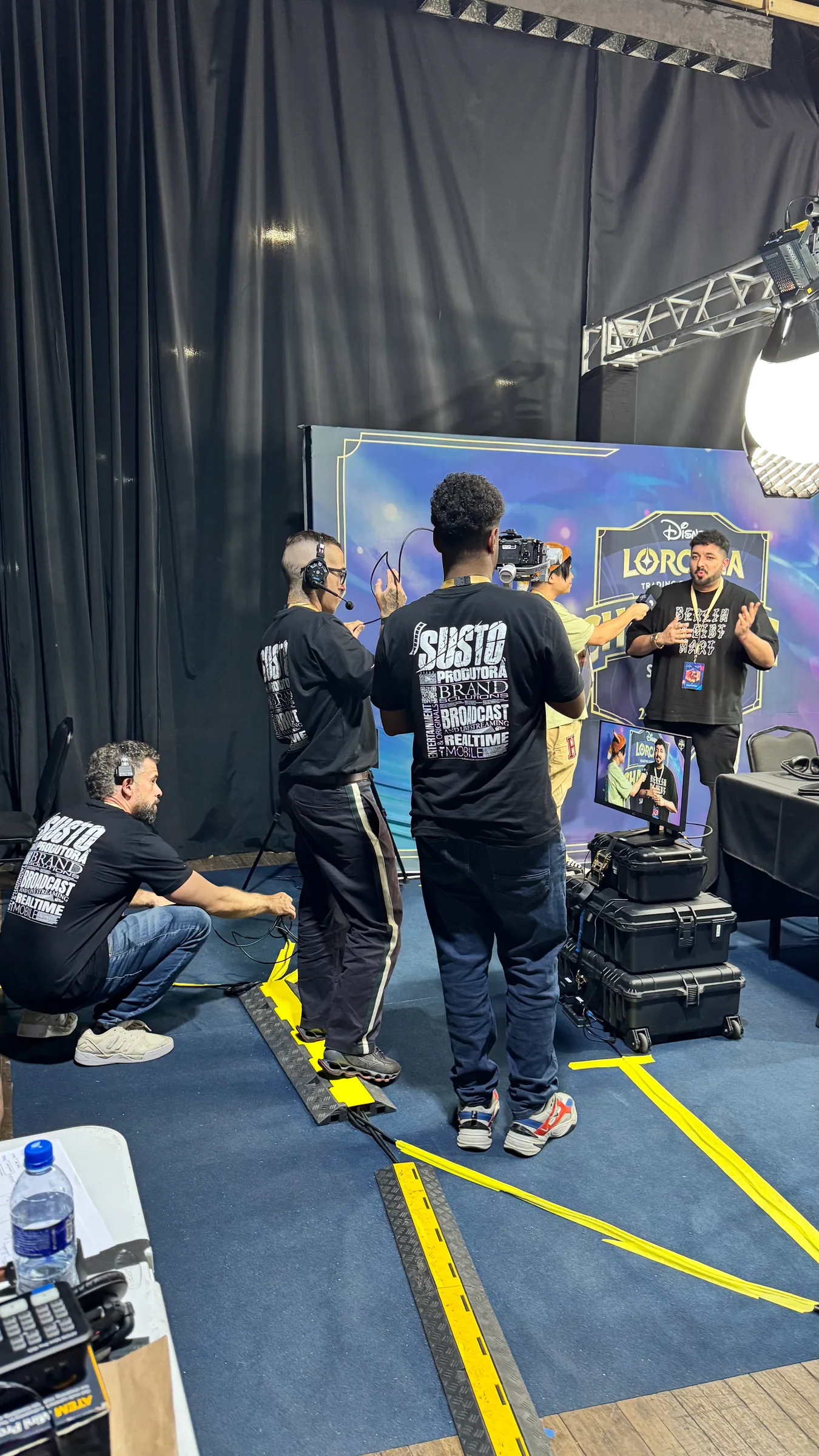 Bastidores Transmissão Disney Lorcana Challenge